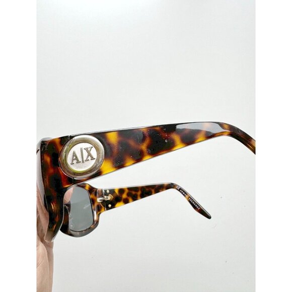 ARMANI EXCHANGE AX062/S Tortoiseshell Acetate Plastic Round Frame Sunglasses - Picture 6 of 15
